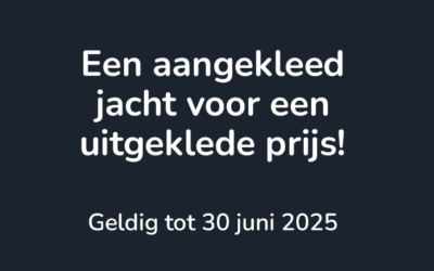 Aanbieding: Een aangekleed jacht voor een uitgeklede prijs!
